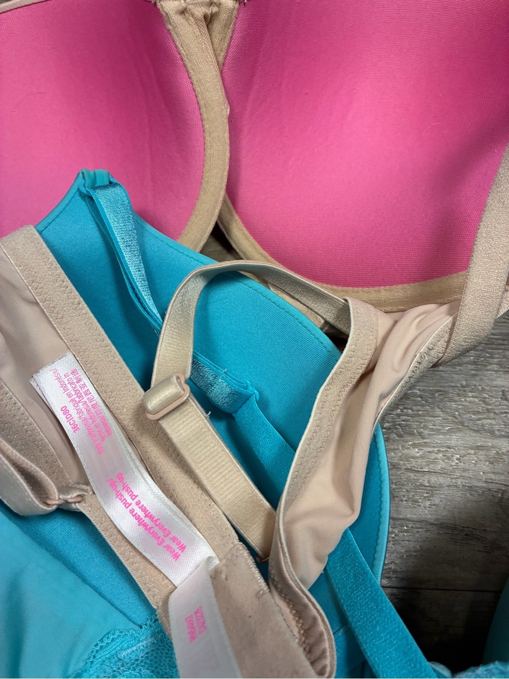 Victoria Secret Bundle 5 Bras Lined Demi Perfect Coverage Push Up Wear Everywher - Picture 11 of 16